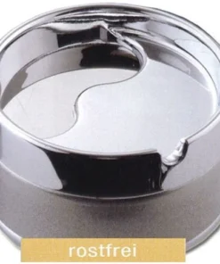 Dreh-Ascher Topsy Chrom Silber Metallic 8cm