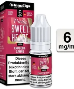 E-Liquid InnoCigs Pretty Sweetheart Sahne-Erdbeer 6 mg Nikotin