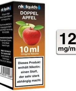 E-Liquid NIKOLIQUIDS Doppel Apfel 12 mg