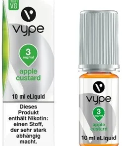E-Liquid Vype Bottle Apple Custard 3mg COLLECTION