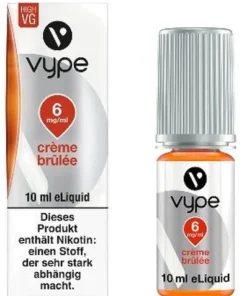 E-Liquid Vype Bottle Creme Brulee 6mg COLLECTION