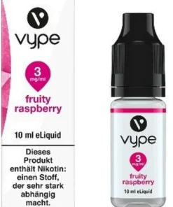 E-Liquid Vype Bottle Fruity Raspberry 3mg CLASICS COLLECTION