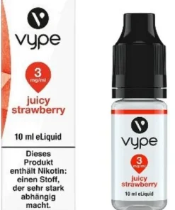 E-Liquid Vype Bottle Juicy Strawberry 3mg CLASICS COLLECTION