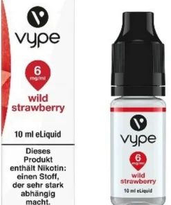 E-Liquid Vype Bottle Wild Strawberry 6mg CLASICS COLLECTION