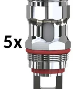 5 x Eleaf EC-S SS316L Mesh Coils 0,6 Ohm Edelstahl für ECM, alle Melo Verdampfer