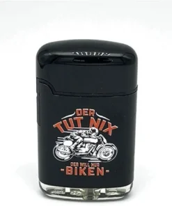Easy Torch Motorradfahrer Der tut nix, Der will nur biken! Motiv Feuerzeug