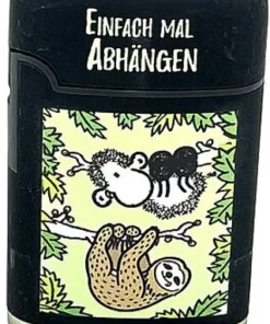 Easy Torch sheepworld Einfach mal abhängen Motiv Feuerzeug schwarz