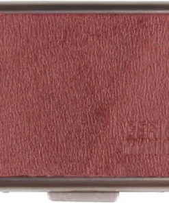 Edelstahl-Etui Echt Leder rot für 20 IQOS Heets