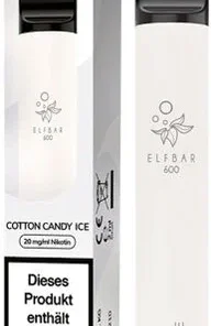 Elf Bar 600 Einweg E-Zigarette Cotton Candy Ice 20mg