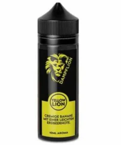 Dampflion Yellow Aroma 10ml / 120ml – Banane mit leichter Erdbeer Note