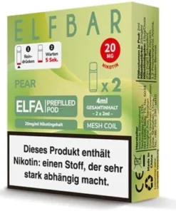 Elf Bar ELFA Pear Prefilled Pod 2x2ml 20mg