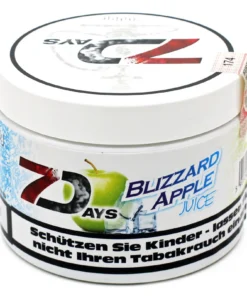 7Days Blizzard App (Blizzard Apple Juice) Shisha Tabak 200g