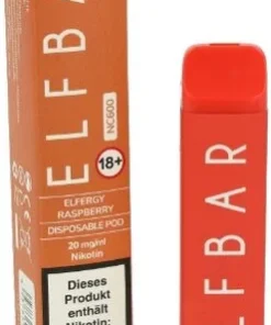 Elf Bar NC600 Einweg E-Zigarette Elfergy Raspberry 20 mg Nikotin