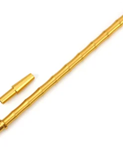 Caesar Bambus Slim Shisha Mundstück Set Gold