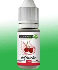 Kirsche U.Bio Liquid 10ml fruchtig süß 0, 3, 6 oder 12mg Nikotin