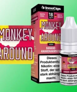 KiBa Sauer-Kirschen Bananen Monkey Around Innocigs 10ml Liquid Flüssigkeit