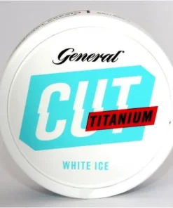 General CUT Snus Titanium White Ice Chewing Bags 21,6g Dose