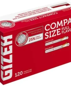 Gizeh Compact Size 7,2mm Zigarettenhülsen 120 Stück