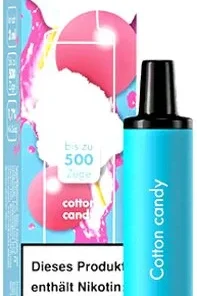 Glimp 500 Cotton Candy Einweg E-Shisha 17 mg Nikotin
