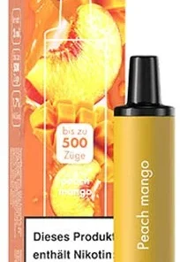 Glimp 500 Peach Mango Einweg E-Shisha 17 mg Nikotin