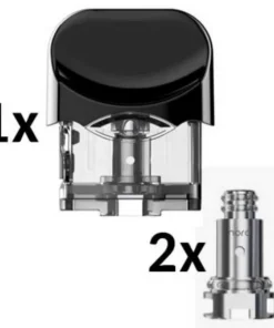 Smok Nord Pod + 2 coils (0,6 + 1,4 Ohm Coil)