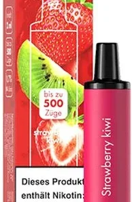 Glimp 500 Strawberry Kiwi Einweg E-Shisha 17 mg Nikotin