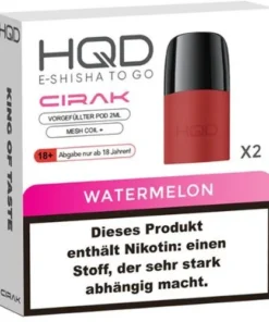 HQD CIRAK 2x2ml Pods Watermelon 18mg
