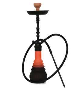 4-Kings Shisha Arabic Matt Black Black Orange Klick