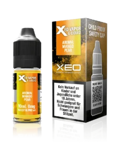 Xeo Nicotine E-Liquid Tobacco Mango Pear 0 mg/ml