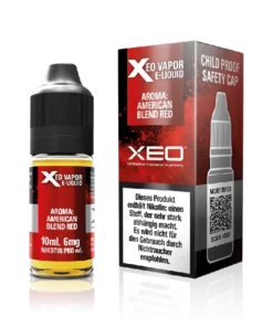 Xeo Nicotine E-Liquid Tobacco American Blend Red 6 mg/ml
