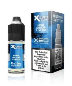 Xeo Nicotine E-Liquid Tobacco American Blend Gold 0 mg/ml