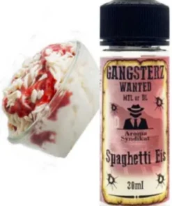 Spaghetti Eis Liquid Aroma 10ml in 60ml (Vanille Beeren Eiscreme) Gangsterz