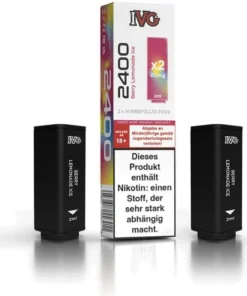 IVG 2400 4-Pod-System Berry Lemonade Ice Prefilled Pod 2x2ml 20mg