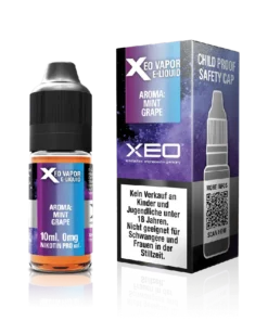 Xeo Nicotine E-Liquid Tobacco Mint Grape 3 mg/ml