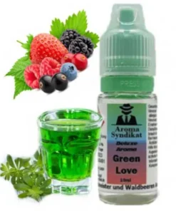 Green Love (Waldbeeren mit Waldmeister) Aroma 10ml von Syndikat Aroma 5 bis 10%