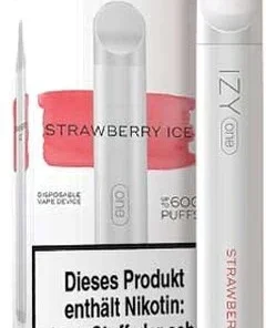 IZY One Einweg E-Shisha Strawberry Ice 0mg ca. 600 Züge