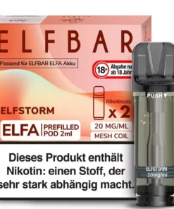 Elfa Pod ELFSTORM von Elfbar (11 x 2 Stück) | 10+1 Gratis | 10% sparen