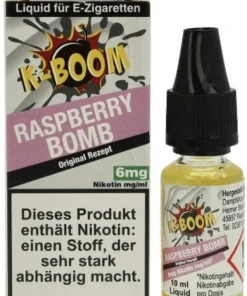 K-BOOM Raspberry Bomb Original Rezept Liquid 10 ml 6mg