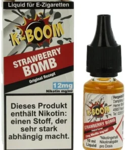K-BOOM Strawberry Bomb Original Rezept Liquid 10 ml 12mg