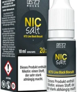 KTS Rocks Nic Salt Black Biscuit Nikotinsalz Liquid 20mg