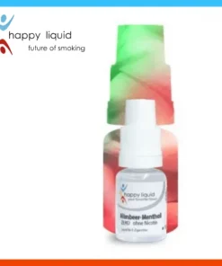 HIMBEER-MENTHOL von Happy Liquid Ω 3x 10ml