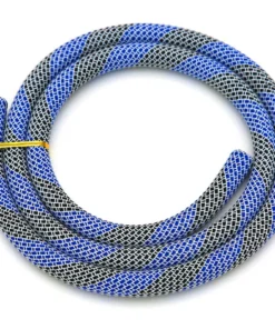 Silikonschlauch Sleeved Weiss-Blau-Schwarz