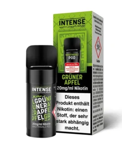 Grüner Apfel – Intense – POD Nikotinsalz E-Liquid – 2ml – 20mg – Kopie