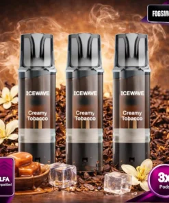 Icewave Pods | 3er-Pack | Creamy Tobacco | ELFA-Kompatibel