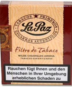 La Paz Wilde Zigarillos Filtro de Tobaco Aroma