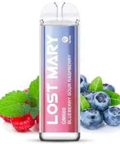 Lost Mary QM600 CP Einweg E-Zigarette Designed by Elfbar Blueberry Sour Raspberry 20mg