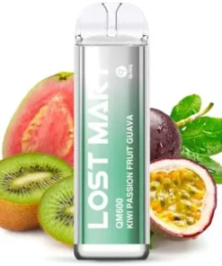 Lost Mary QM600 CP Einweg E-Zigarette Designed by Elfbar Kiwi Passion Fruit Guava 20mg