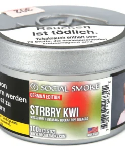 Social Smoke Strawberry Kiwi Shisha Tabak 100g