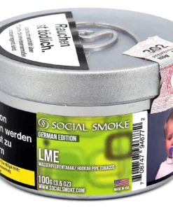Social Smoke Lime Shisha Tabak 100g