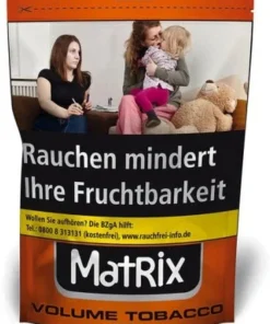 Matrix Tabak 140g Zip Beutel Volumentabak